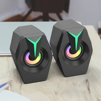 RGB E-Sports Marquee Computer Speaker USB Wired Desktop Subwoofer Audio For Desktop Computer Laptop 1