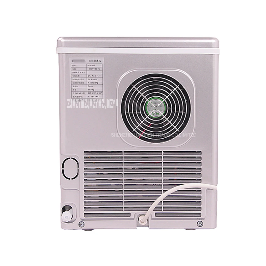 1pc HZB-13F 13kgs/24H Portable Automatic ice Maker, Household ice cube make machine for home use, bar, coffee shop
