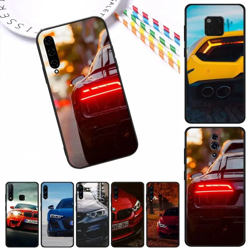 Модный сине-красный спортивный автомобиль для Bmw чехол оболочка телефона XiaoMi RedMi