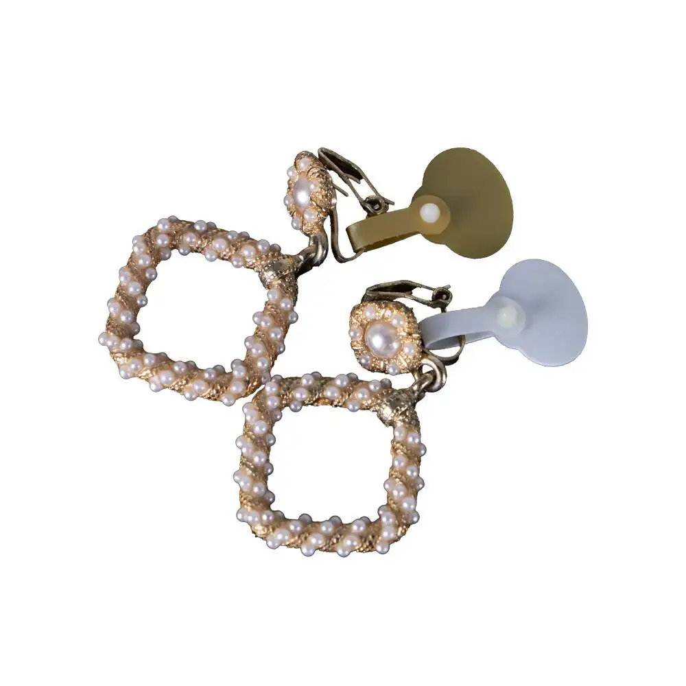 PVC 골든 화이트 스냅 패스너 링 태그, 쥬얼리 태그 목걸이 포장 라벨 플라스틱 선물 행택 비닐 버튼 클립 잠금장치