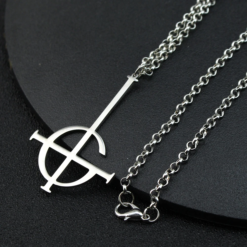 Misteriosa Croce Fantasma Destiny Door Collana Con Ciondolo Chiave Ghost Ghost Band Cross Papa Honorary Uomo Donna Gioielli Regalo