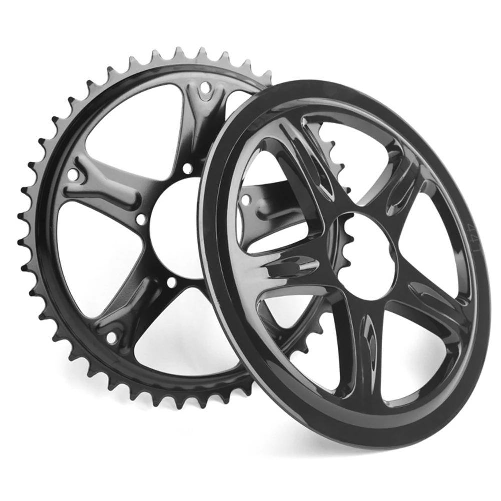 

Chainwheel Sprocket BBS02 46T 48T BBS01 Black Cycling For Bafang Lightweight MidDrive Motor Steel + ABS 1 Set 44T