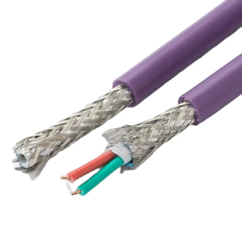 profibus dp conector profibus cabo de arrasto cabo comunicacao plc 04