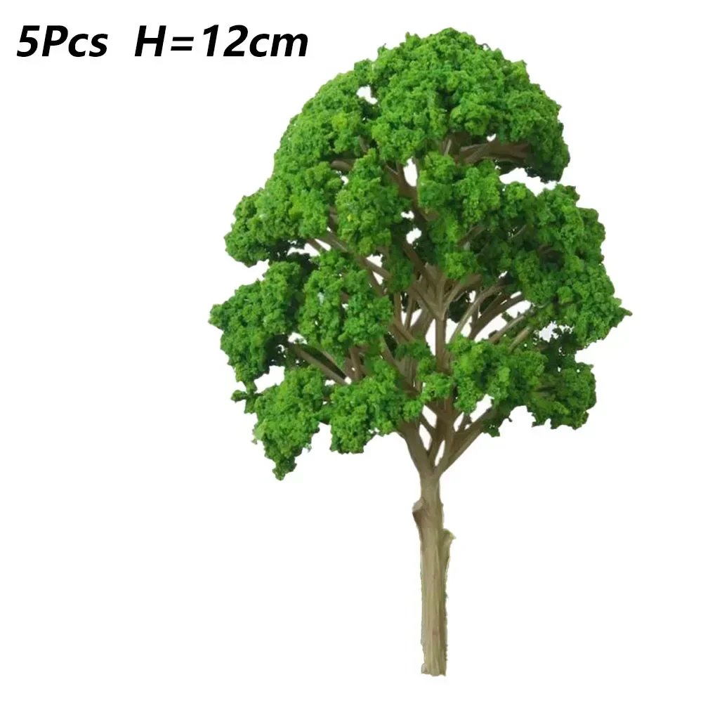 5Pcs Trees Model Trees Micro Landscape DIY HO OO Scale Decor Scale Architectural Model Train Layout Tree Building DIY Toys