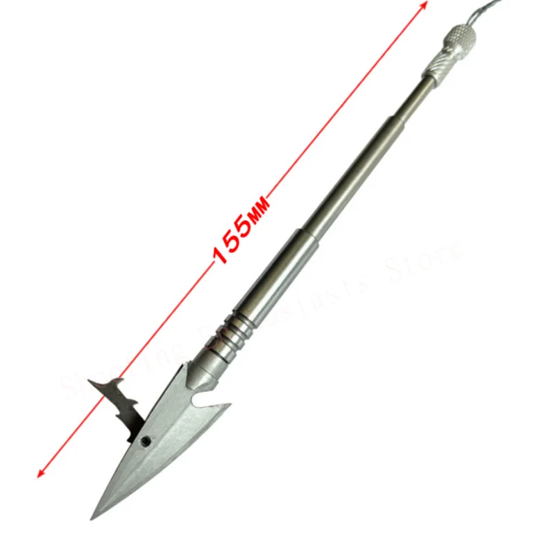 

10/20PCS Outdoor Shooting Power Deep Water Fish Barb Dart Shooting Stainless Steel Fish Arrow 8mm Deep Water Fish Arrow