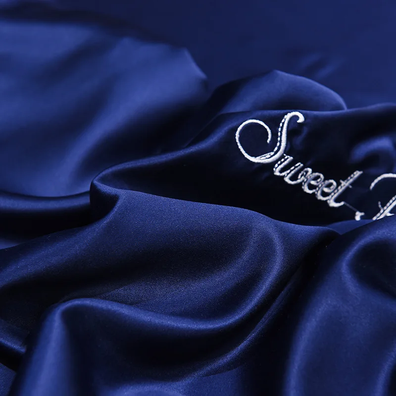 WOSTAR Elastic fitted sheet mattress protector cover satin bedspread bed linens rayon bed sheet single double queen king size 90 3