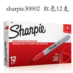 12-Pack Dual Tip Waterproof Permanent Markers (30002 red)