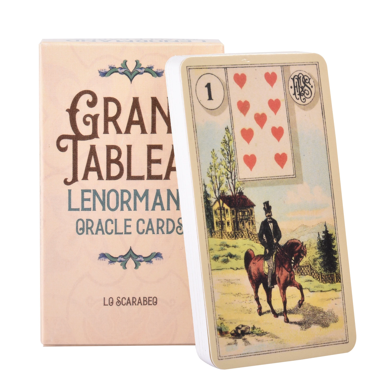 New 2022 36 Grand Tableau Lenormand 36 Full-Color Tarot Cards And  Instructions Replicas Of Lenormand's