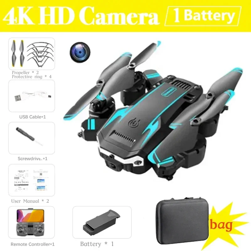thumbnail image 1 of New G6 Drone 8K 5G GPS Professional HD 360 ° Aerial Photography Dual-Camera Foldables Obstacles Avoidanc Brushless Quadrotor 5KM, 1 of 5