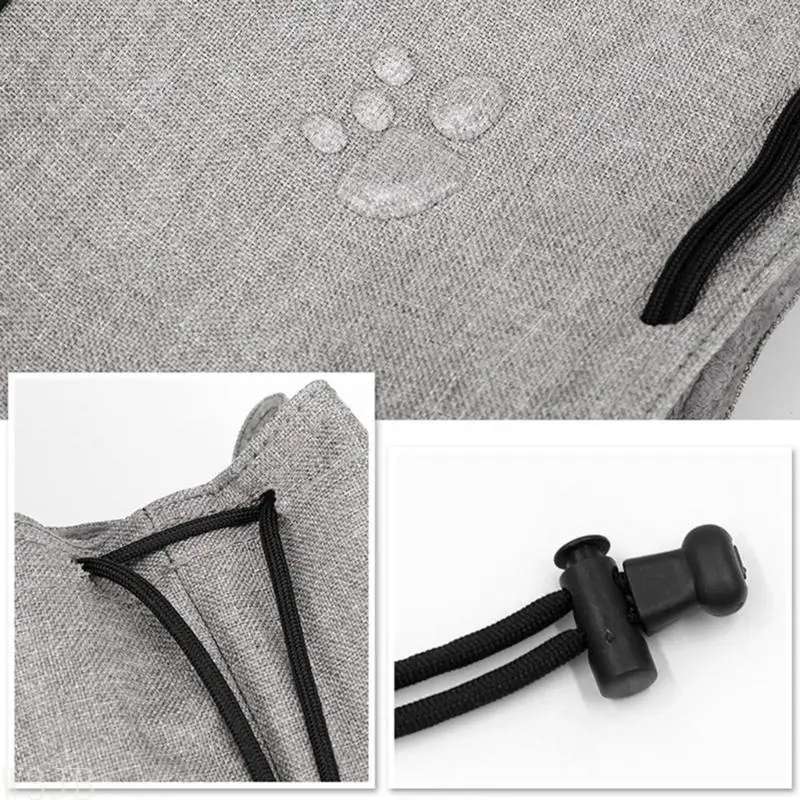 W3JB Professionelle stoßdämpfende Objektivtasche, wasserdichte Tasche aus Oxford-Leder mit Kordelzug, kompakte Tragetasche für – Detail 7