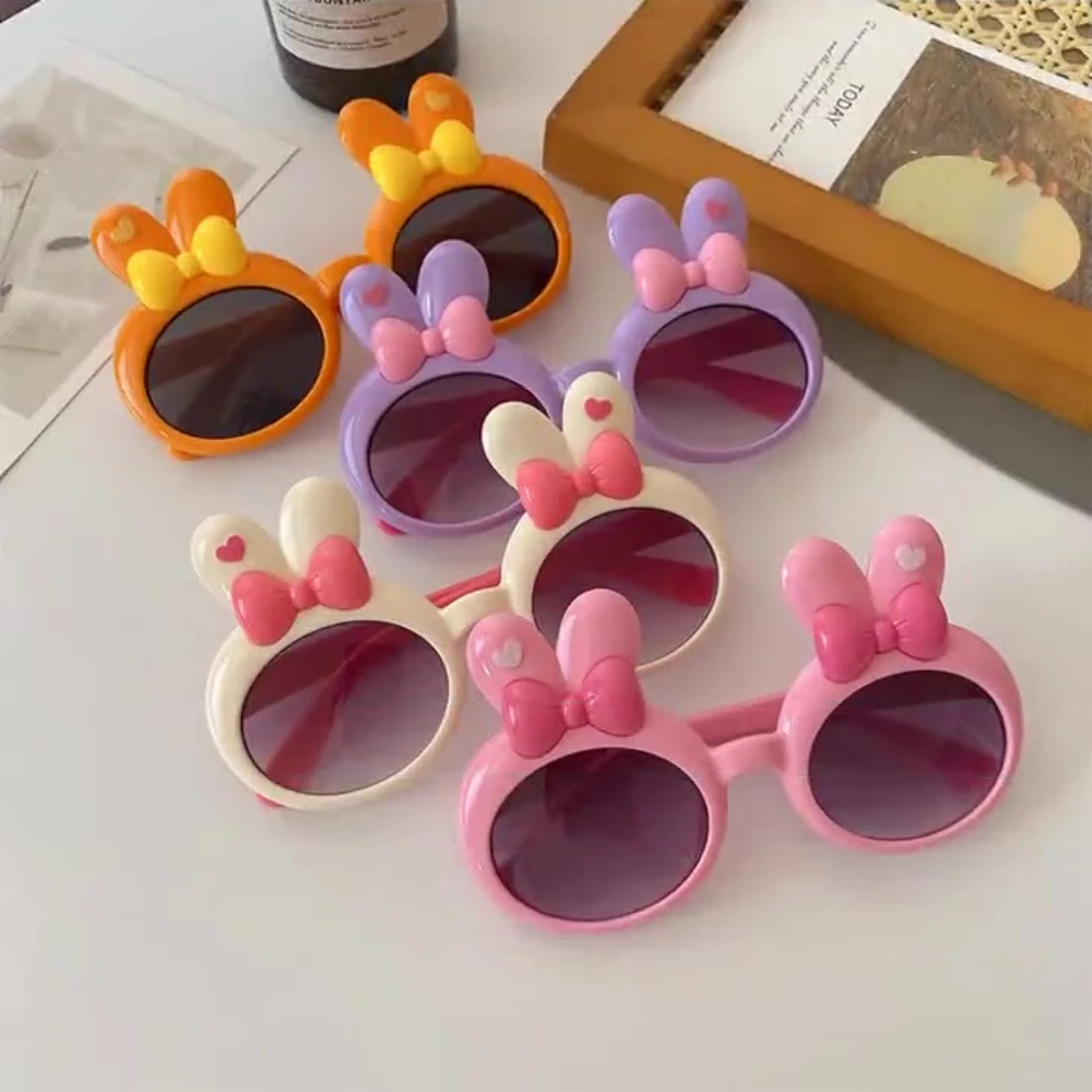 Children's cartoon bunny sunglasses cute little girl sun protection