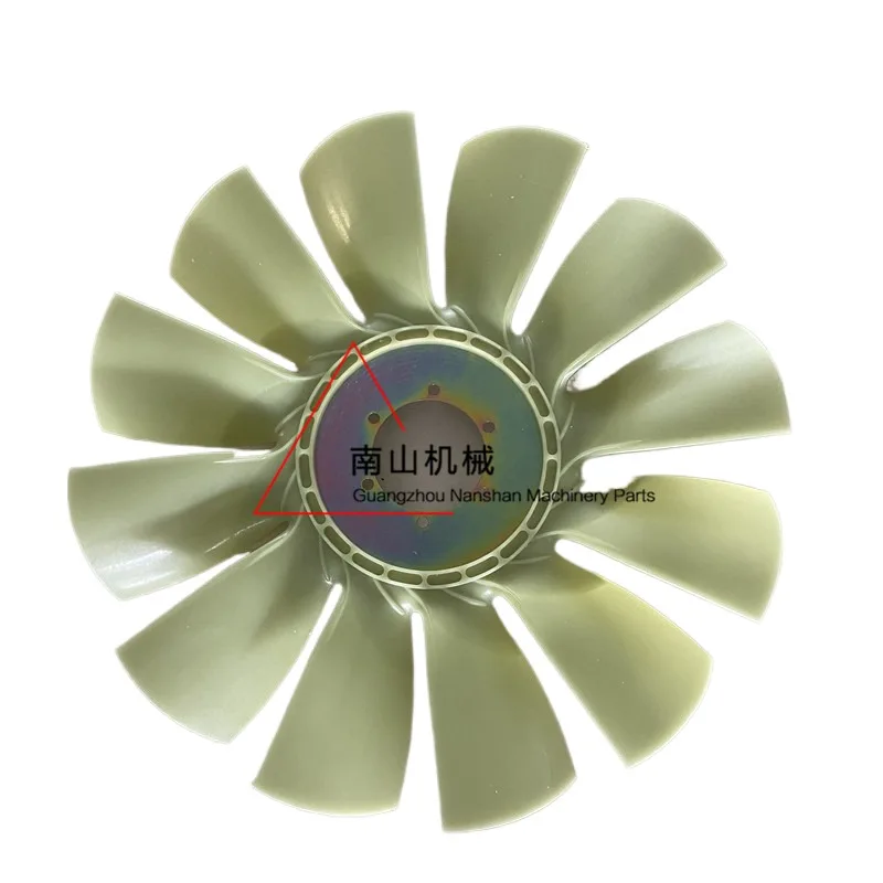 

For Kobelco SK kx300-3/330-6 fan blades Mitsubishi 6D16 engine cooling fan blades and multi leaf excavator accessories