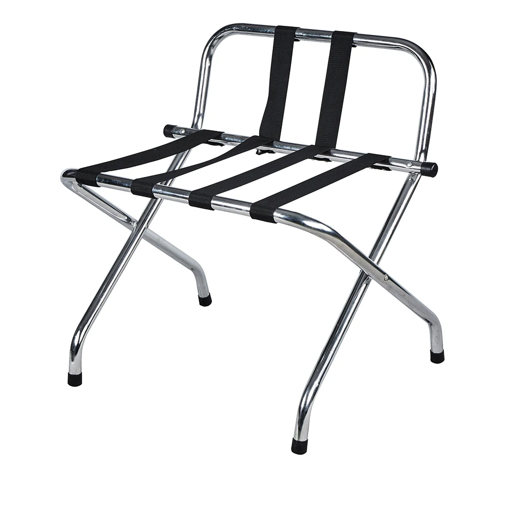 

folding hotel metal luggage rack