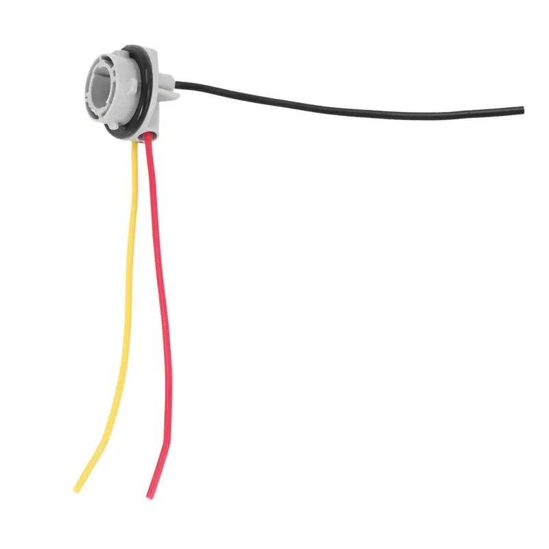 12Pcs 1157 Bay15d 램프 홀더 전구 P21/5W 어댑터 기본 소켓 커넥터 브레이크 라이트 용 플라스틱 자동차 액세서리