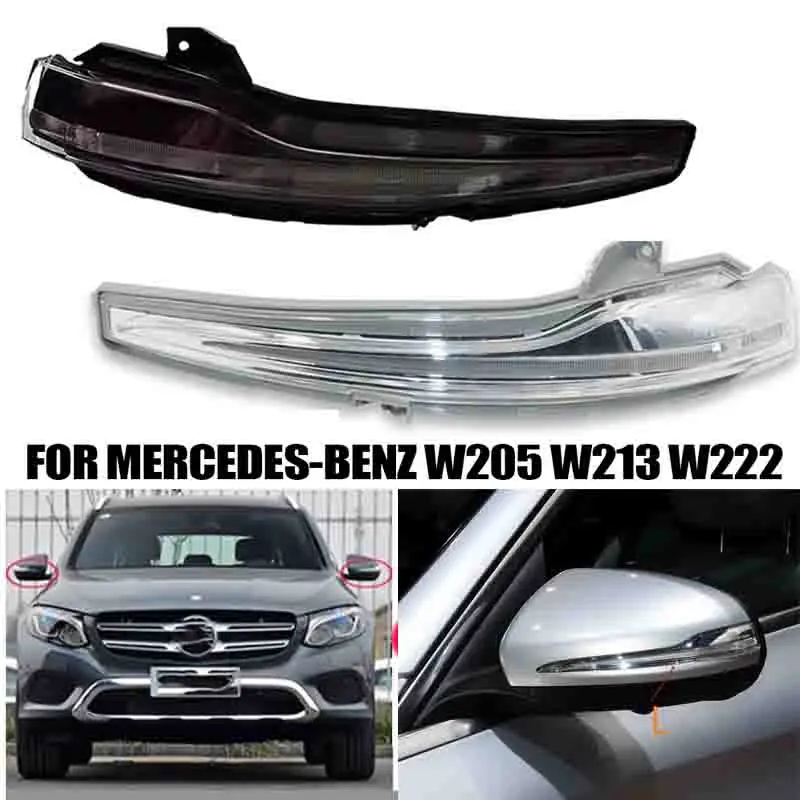 

Auto Rearview Mirror Light Turn Signal Light Indicator Lamp For Mercedes-Benz W205 W213 W222 A0999060801 A0999060701