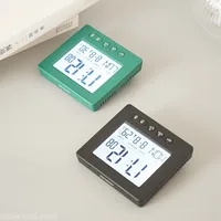 Multifunctional Radio Controlled Digital Alarm Clock Temperature Display 5 Minute Snooze Dual Alarm Modes Bedroom Desk Clock 1