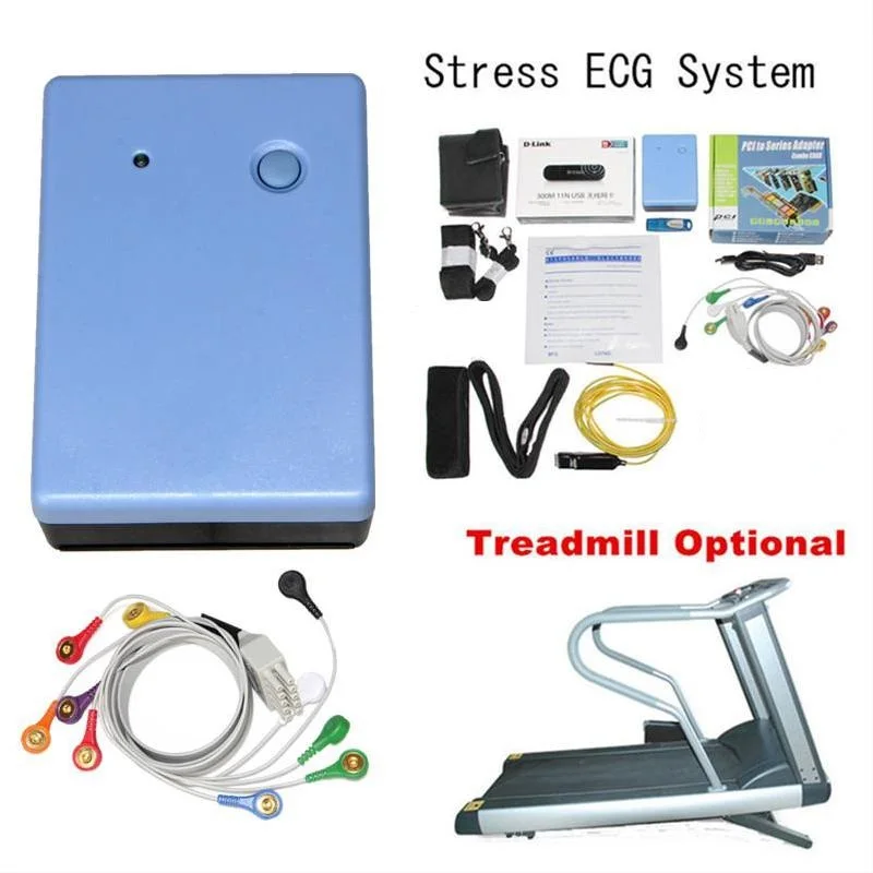 CONTEC8000S Stress ECG Systems Wireless Exercise 12-Lead ECG Recorder Software CONTEC