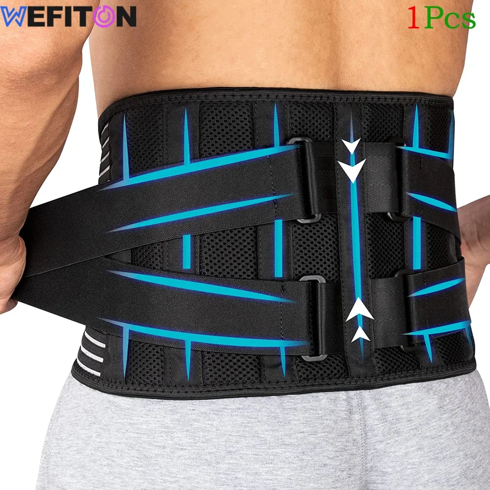 

1Pcs Adjustable Waist Lumbar Support Breathable Back Brace - Lower Back Belt Strap for Herniated Disc,Sciatica,Scoliosis,Lifting
