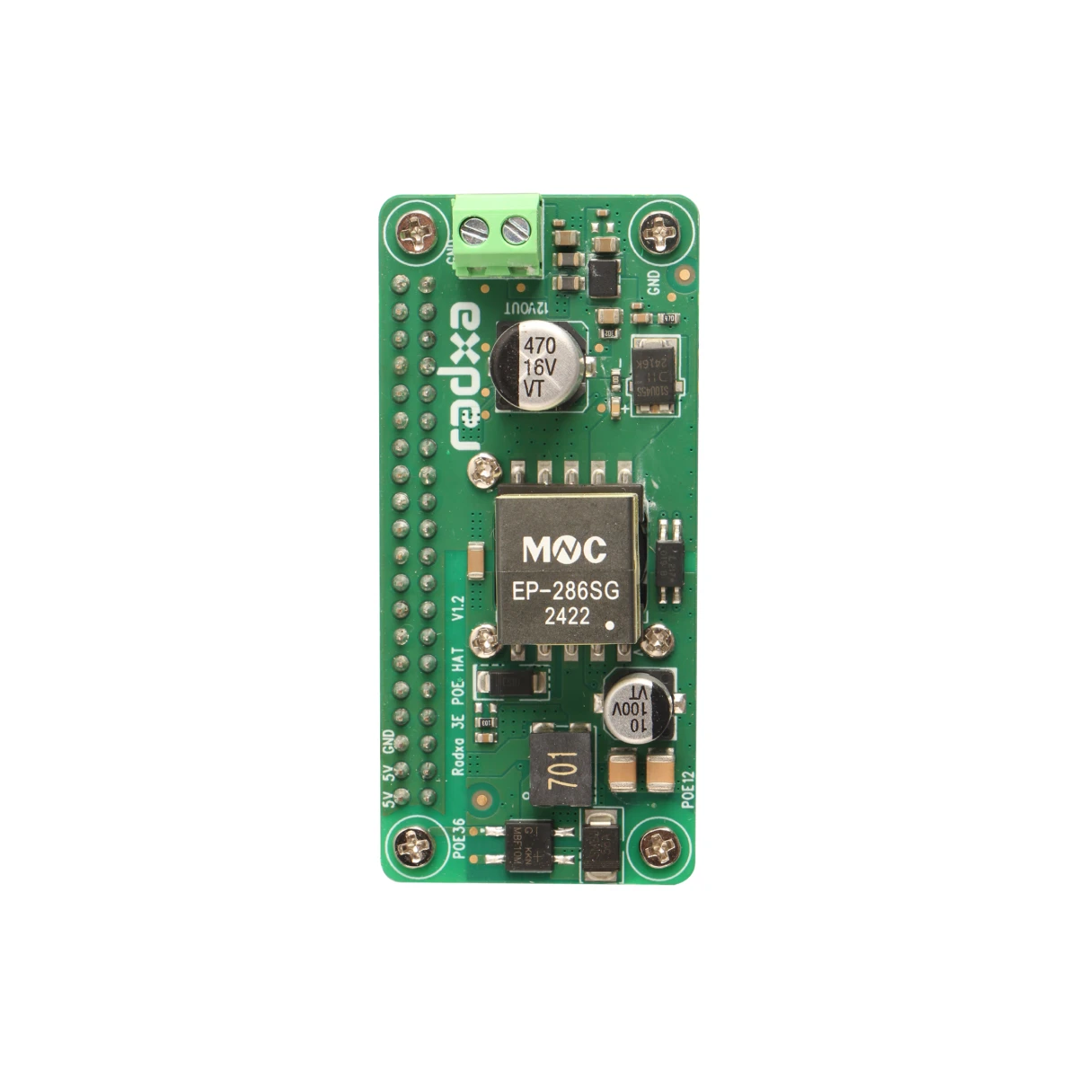Radxa ZERO 3E PoE HAT