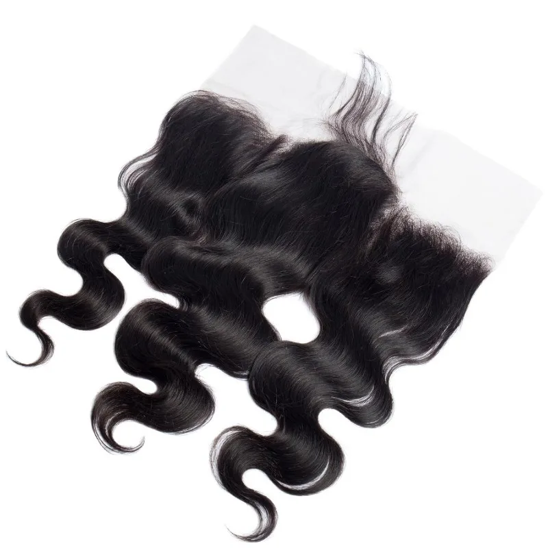 13x6 Lace Frontal Body Wave Human Hair Brazilian Remy 100% Human Hair For Woman Transparent Lace Pre Plucked Hairline Baby