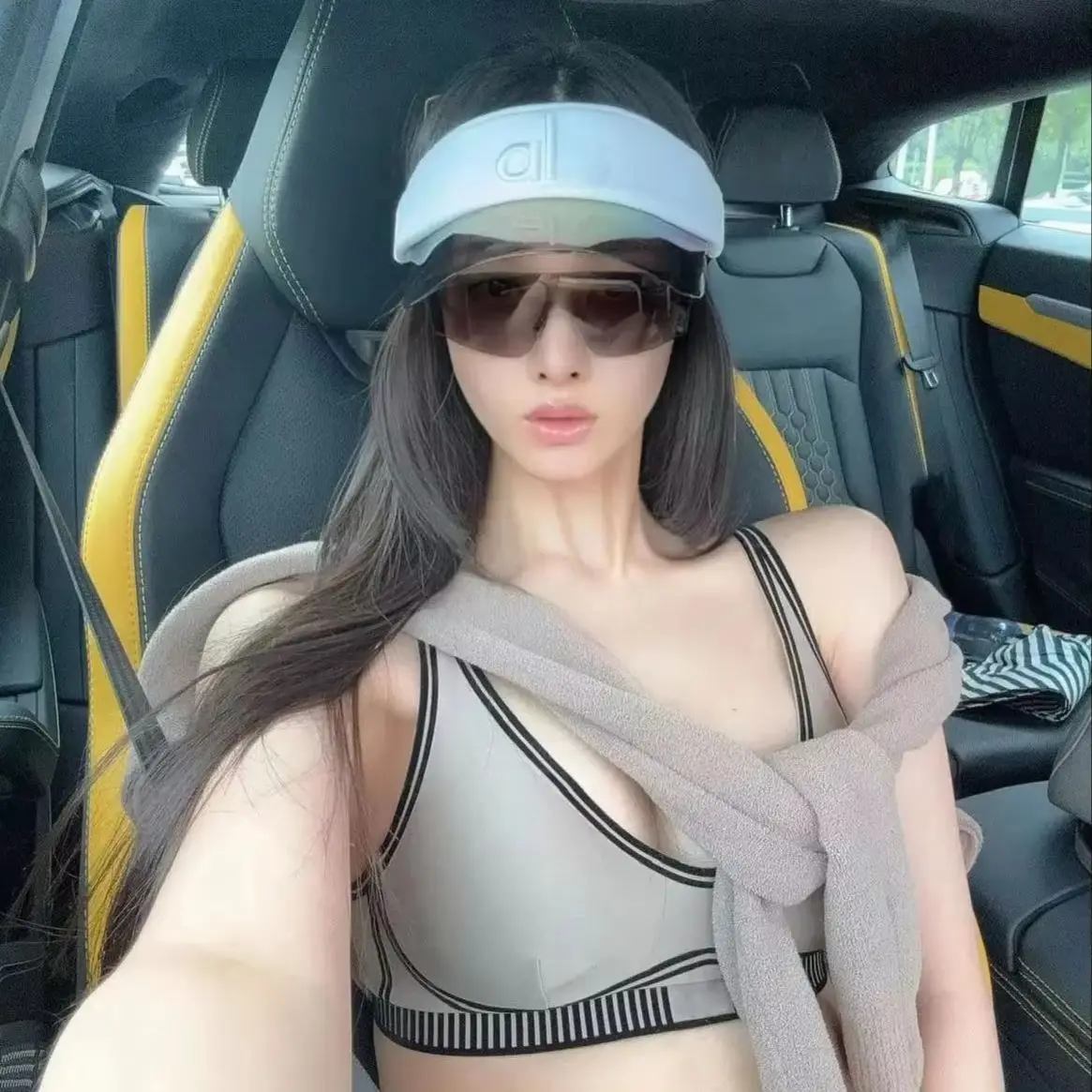 New Summer Women's Pneumatic Sun Hat UV Resistant Yoga Duckbill Hat Sports Hard Protection baseball hat yoga baseball hats outdoor cap