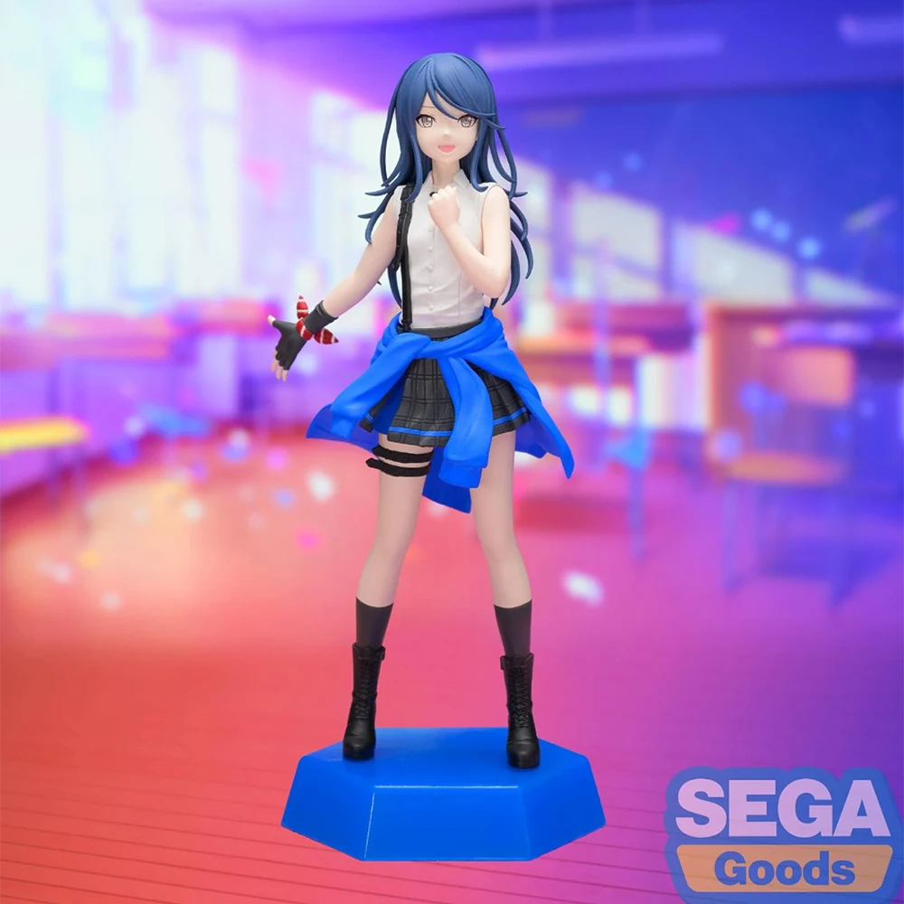 재고 있음 오리지널 SEGA 프로젝트 Sekai: 다채로운 무대 업적. 하츠네 미쿠 호시노 이치카 애니메이션 피규어 액션 피규어 차고 키트