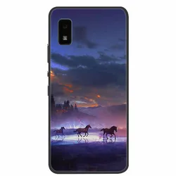Soft Silicone TPU Case with Lovely Cats Design for Sharp Aquos Wish Series (Emerald Green)