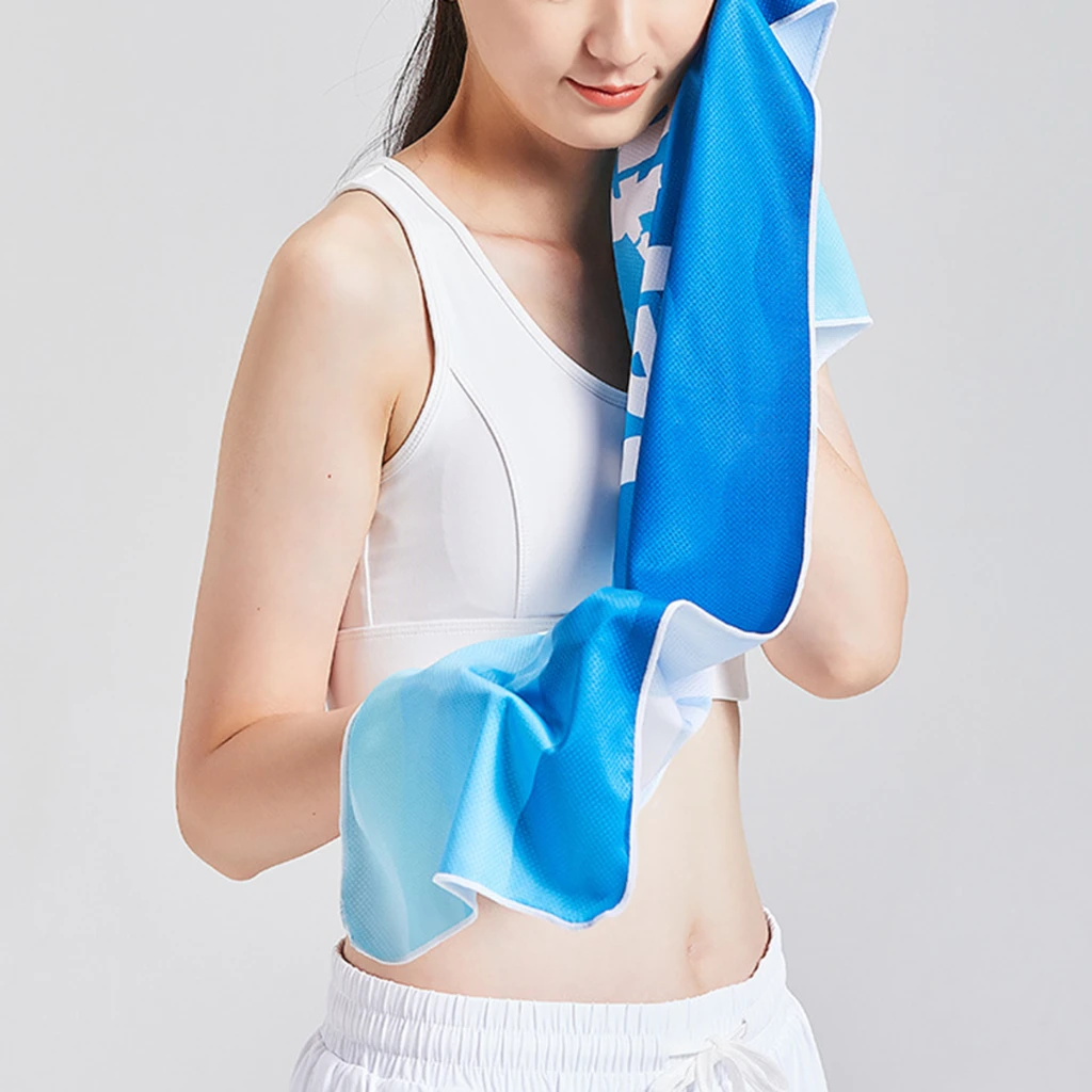 Quick Drying Towel Breathe Cold-feeling Towel Sweat-absorbent Towel For Sports Fitness Running Gym Yoga Soft Microfiber Towel 4