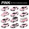 1/36 Pink Benz Bentley BMW Toy Car Model Alloy Diecast Pull Back Model Cars Boys Toy Birthday Gifts Adult Collection Decoration 1