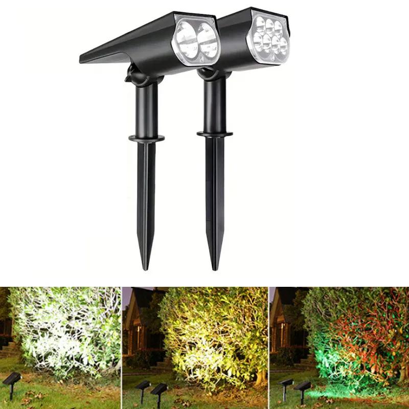 

Solar Lawn Lights Outdoor Landscape Spotlights IP65 Waterproof Upgraded Solar Powered Wall Lamp Outdoor Villa Garden Decorative
