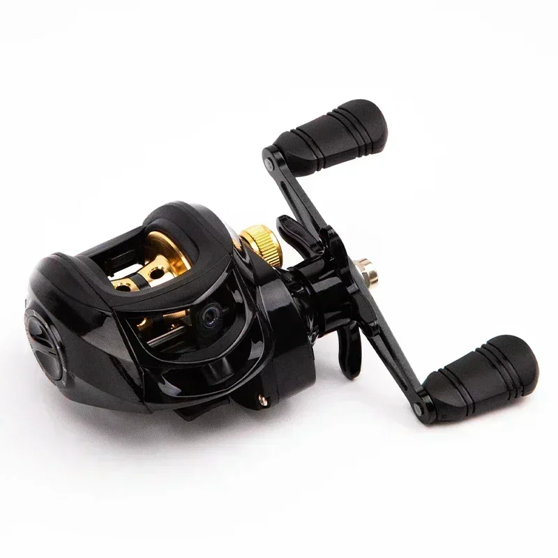 

Topline Tackle Baitcasting Reel 18+1BB Casting Reel Smooth Metal 7.2:1 Gear Ratio Fake Bait Fishing Reel with Standard