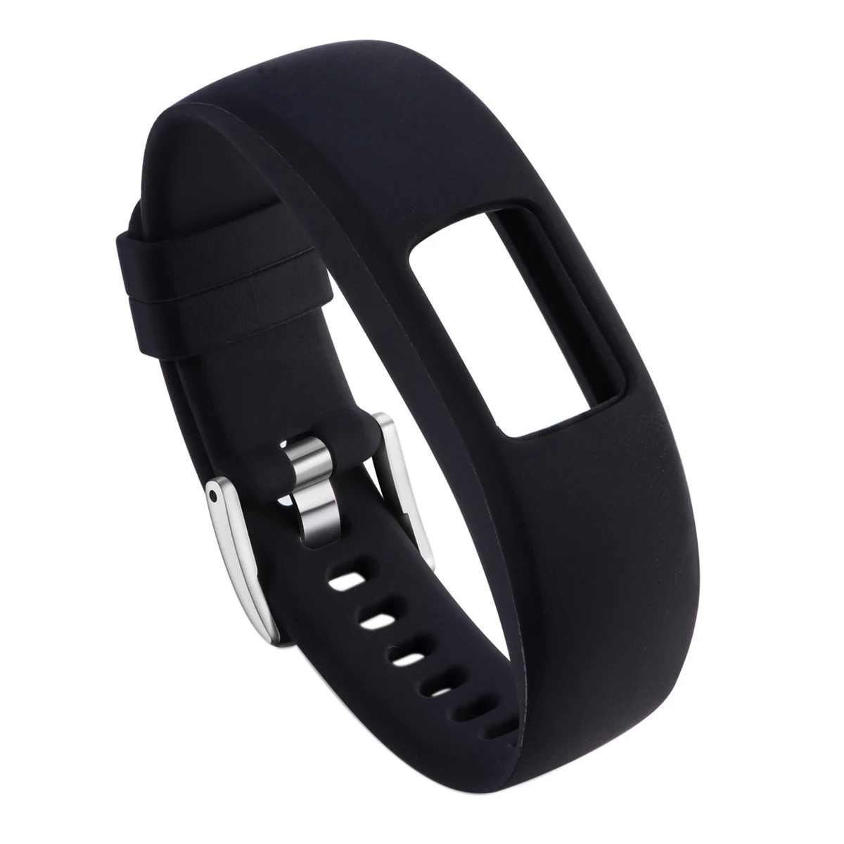 Cinturino Da Polso In Silicone Per Cinturini Di Ricambio Per Cinturino Garmin Vivofit 4 Per Cinturino Garmin Vivofit4 Nero