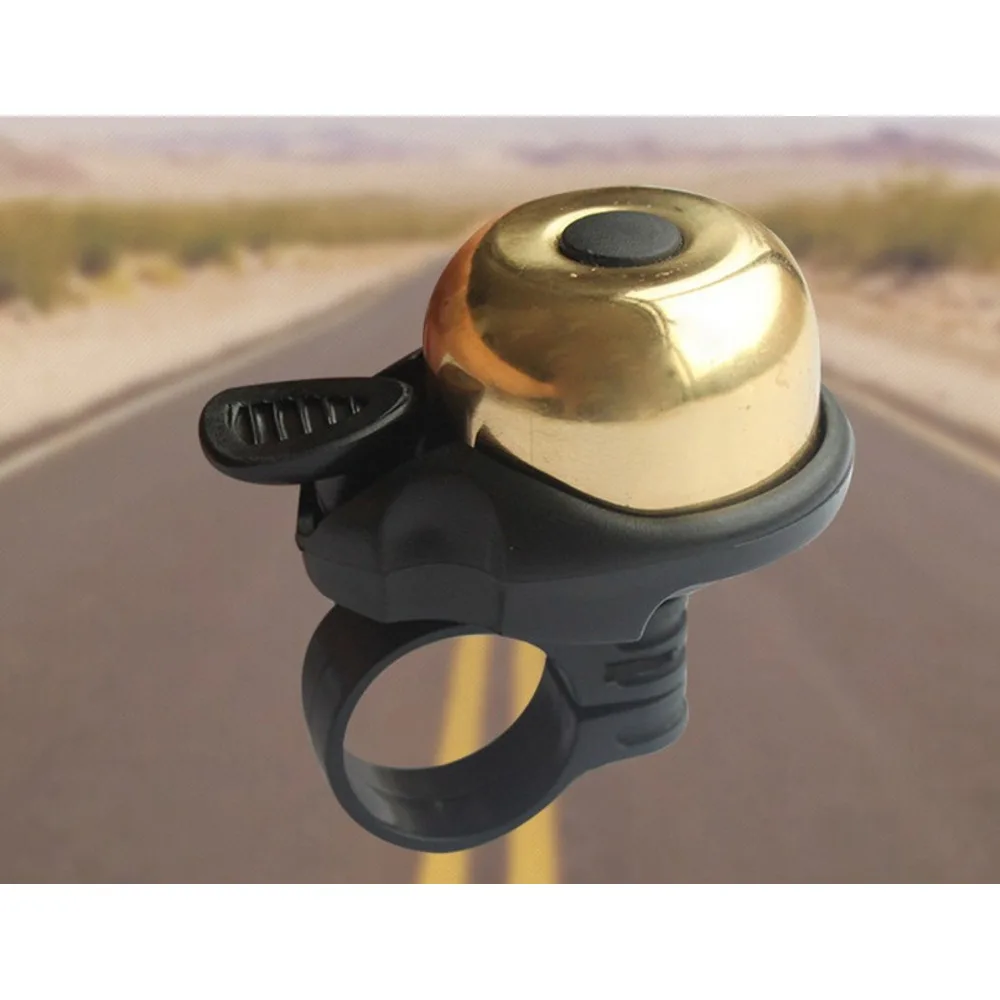 Sonerie pentru biciclete de munte, alamă pură, mini sonerie, sunet clar și puternic, lung_voghion.com