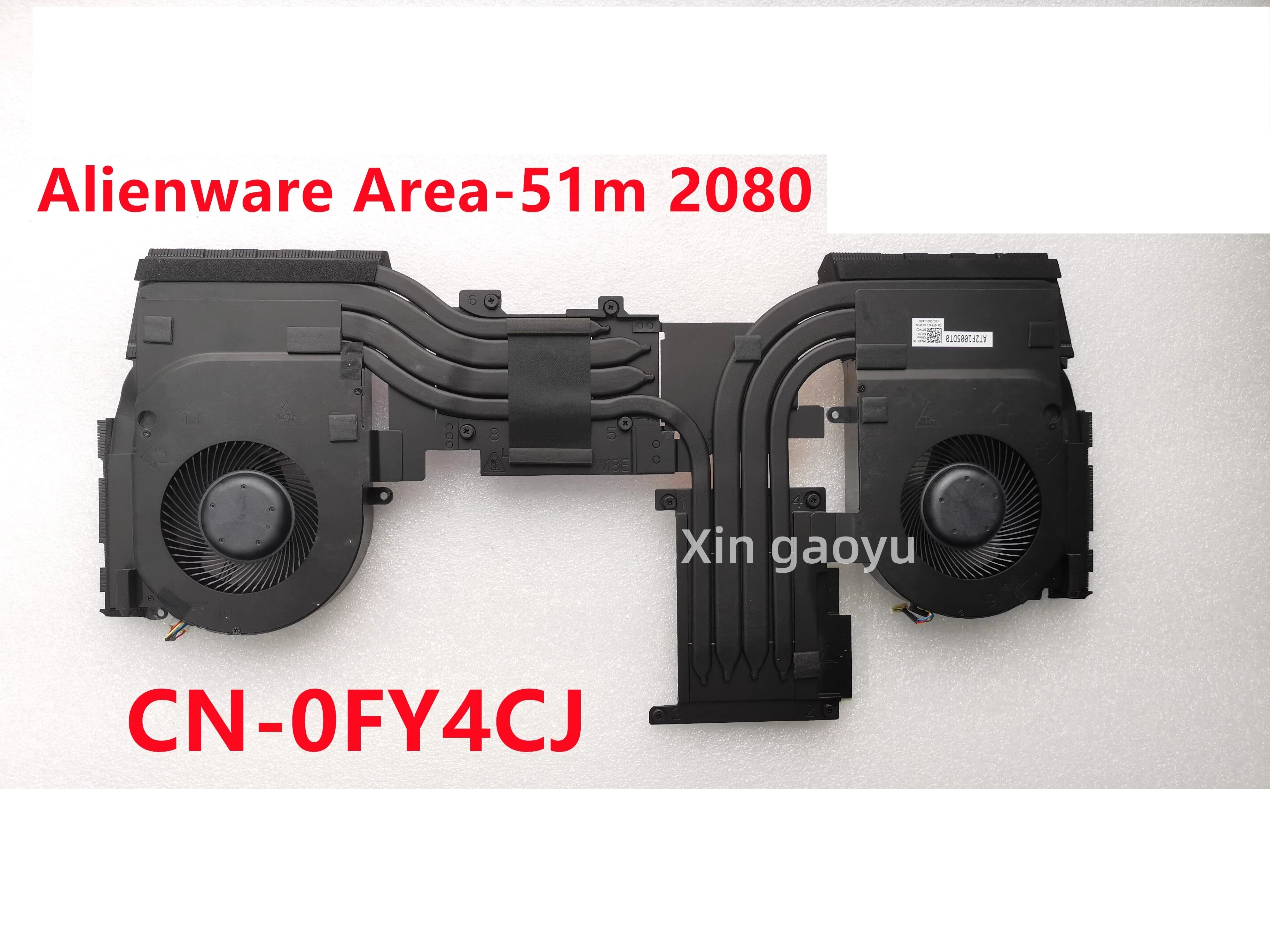 Originale Per Dell Per Alienware Area-51M R1 Rtx 2080 Ventola Di Raffreddamento Ventola Di Raffreddamento Cn-0Fy4Cj 0 Fy4Cj Fy4Cj Radiatore Dissipator