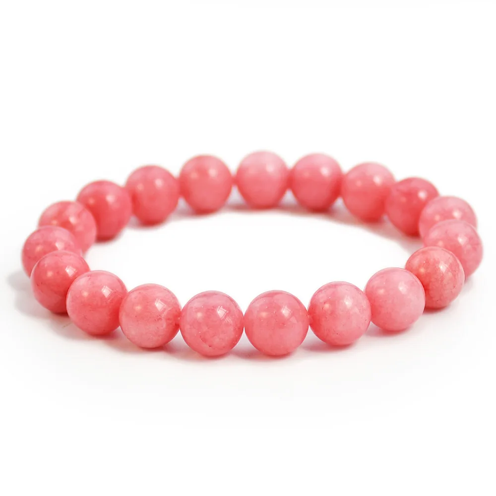 Cute Sakura Pink Beaded Bracelet Women Lovely Charms Sweet Bracelet for Hand Rope Girls Jewelry Gifts