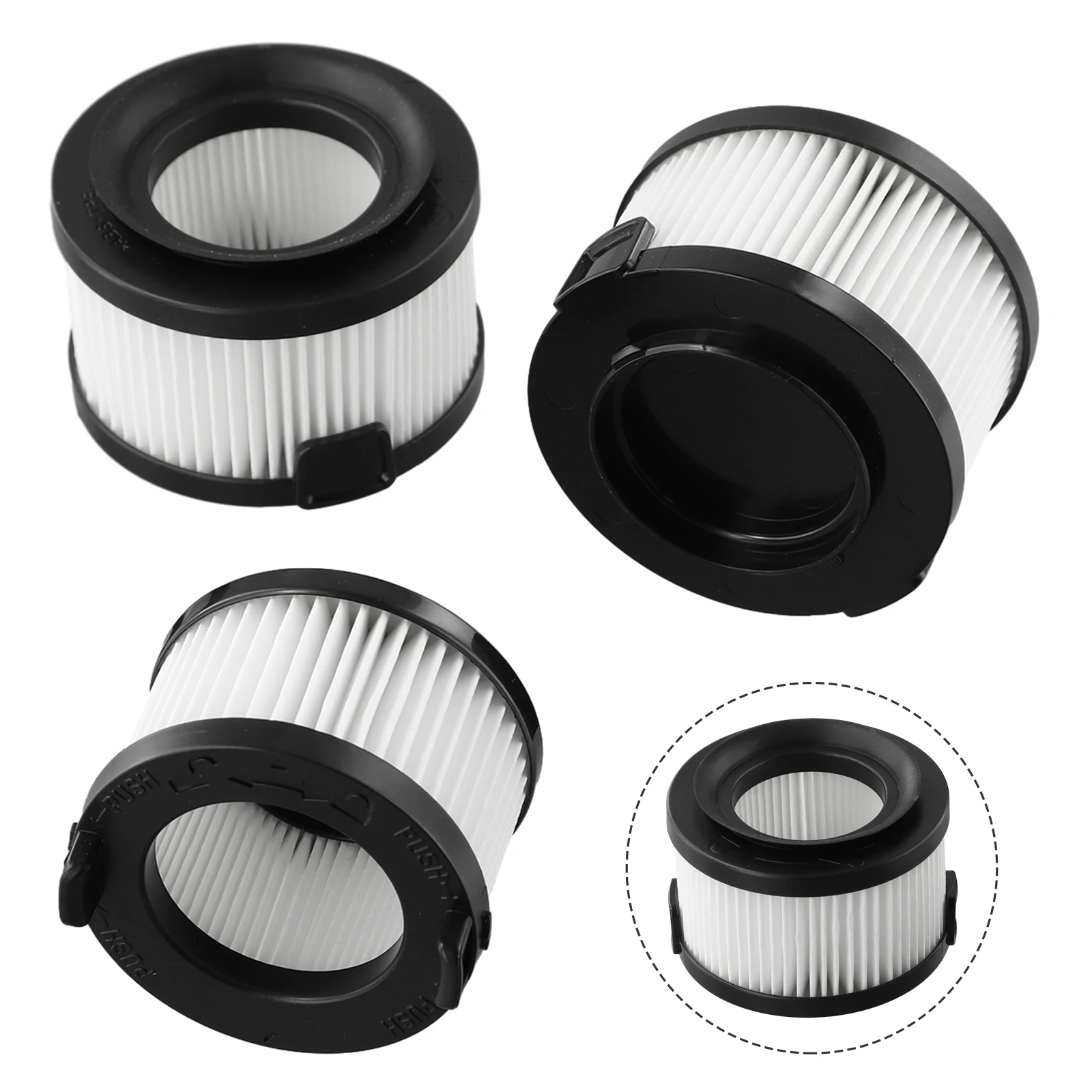 

Dust Collector Filter For Levoit VortexIQ 40-RF Vacuum Cleaner Filter Main Filter With 2 Pre-Filters Replacement Accessories