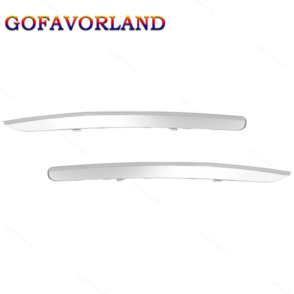 

86581-3W010 86582-3W010 Pair Front Left Right Side Bumper Trim Plastic Chrome For Kia Sportage 2011 2012 2013 2014 2015 2016