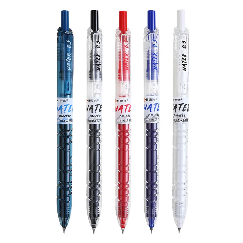 3 penne in Gel Fine da 0.3mm, eleganti penne in Gel nero per la scrittura  di materiale scolastico per ufficio - AliExpress
