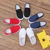Children Board Boys Girls Baby White Flats Sneakers Solid Color Kids Simple Breathable Non-slip Shoes 4