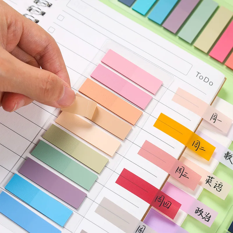 KindFuny 7400 Sheets Sticky Notes Posted It Tab Self-Adhesive Kawaii Clear Bookmarkers Books Page Marker Stationery 4