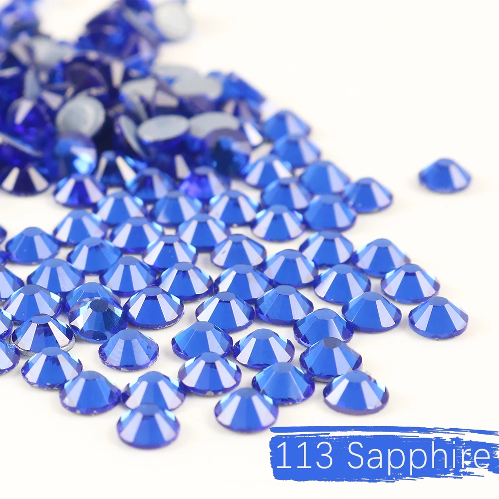Sparkling Crystal Glass Rhinestones for Clothing and Garment Decoration