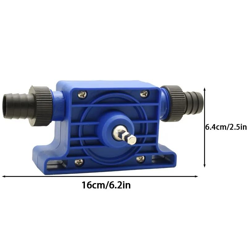 Pompa Elettrica Portatile Per Trapano - Mini Pompa Autoadescante Per Acqua, Olio E Liquidi, 15 L/min - Foto 11