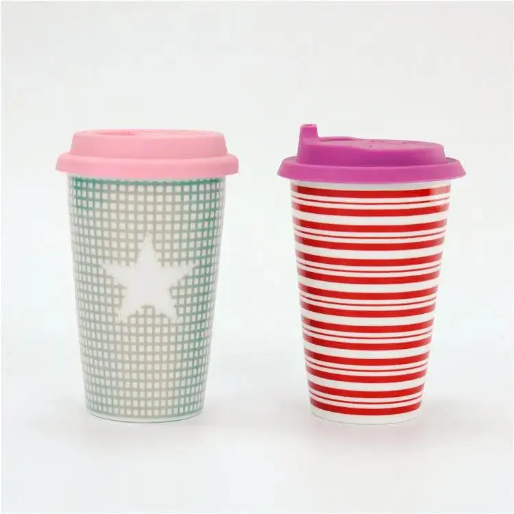 colorful-handless-custom-300ml-ceramic-tumbler-travel-mug-with-silicone-lid