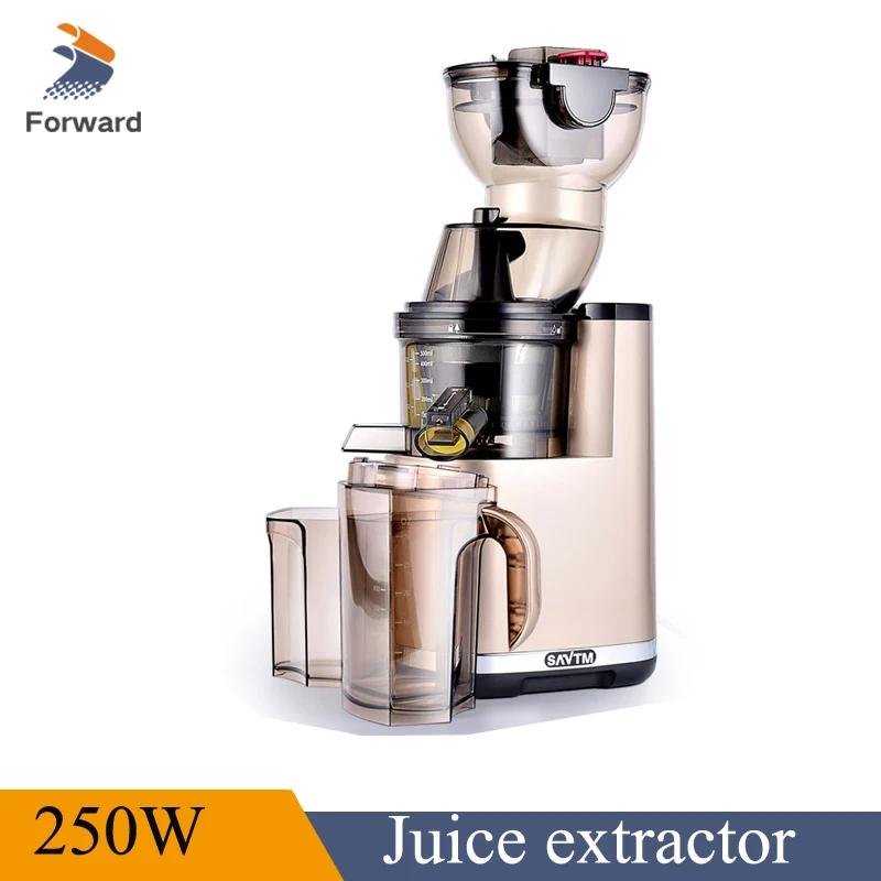 85mm Feed Inlet Screw Orange Slow Juicer Cold Press Fruit Vegetable