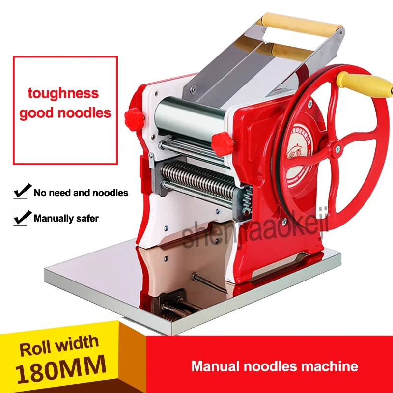 Manual Noodle Makers noodle machine pasta machine stainless steel pasta commercial 18cm noodle roll width