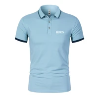 Polo à manches courtes de haute qualité pour hommes, T-shirt décontracté, confortable, cool et respirant, à la mode d'été, nouvelle collection 1