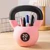 Kettlebell Pencil Holder Kettlebell Shape Pencil Holder Cup Fun Desk Accessories For Women Men Adults Fitness Enthusiasts 4