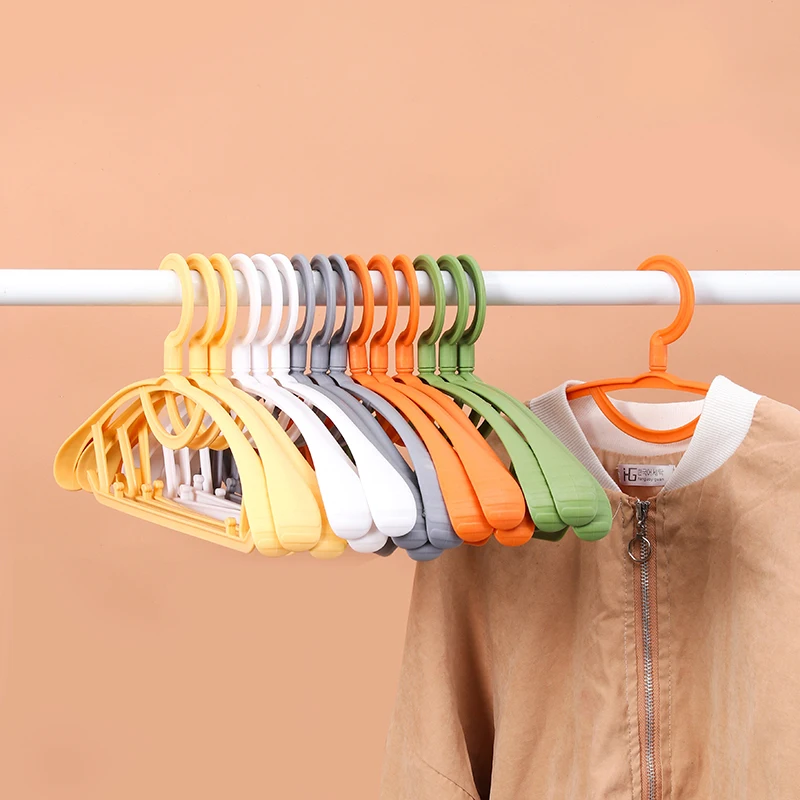 Clothes Hanger 10PCS Adult Wide Shoulder Non-slip Clothes Hanger