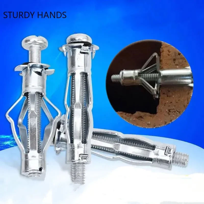 30pcsM4M5M6DrywallAnchorPlasterboardCavityPlugDowelHollow