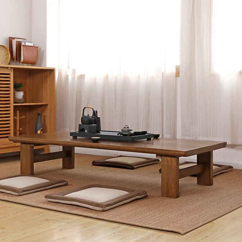 

Tatami Living Room Coffee Table Small Japanese Study Game Coffee Table Dressing Wooden Work Tavolini Da Salotto Room Decor